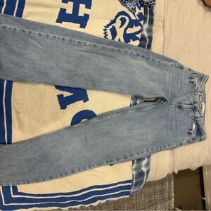 Zara Light Blue Flare & Wide Leg Jeans